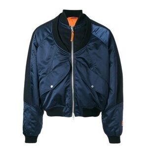 Limited Edition Heron Preston x KITH Navy Bomber Jacket